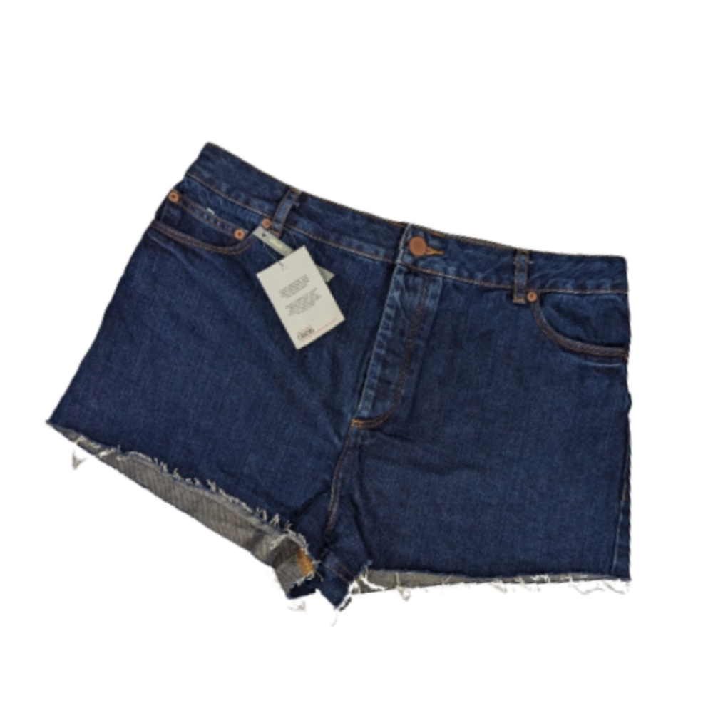 ASOS High Rise Denim Cutoff Shorts 12